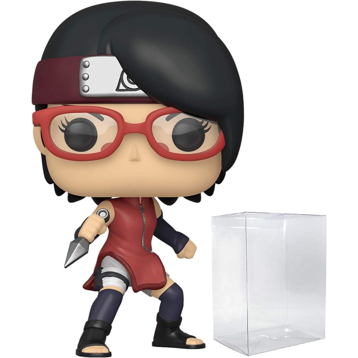 POP Boruto:Naruto The Next Generation - Sarada Uchiha Funko Vinyl Figure (with Compatible Box Protector Case) Multicolor 3.75"