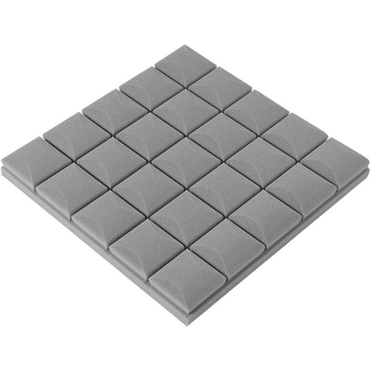 Anti-Noise Home Theater Soundproof Panel Moisture Proof Fireproof Acoustic Panel Piano Room Soundproof Foam 10PCS Household Goods (Purple) (Gray)
