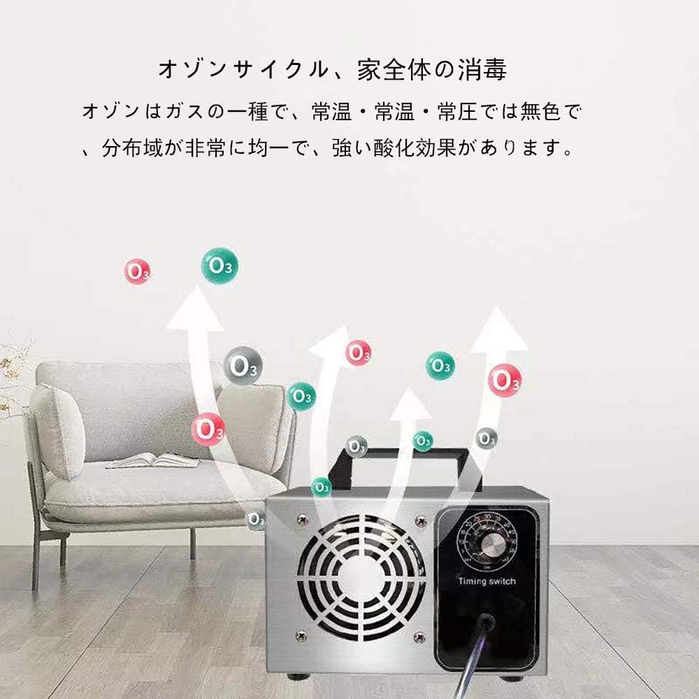 Ozone generator for commercial use Ozone deodorizer for home use Air purifier PSE certified for home use and automobile use (28000mg/h)