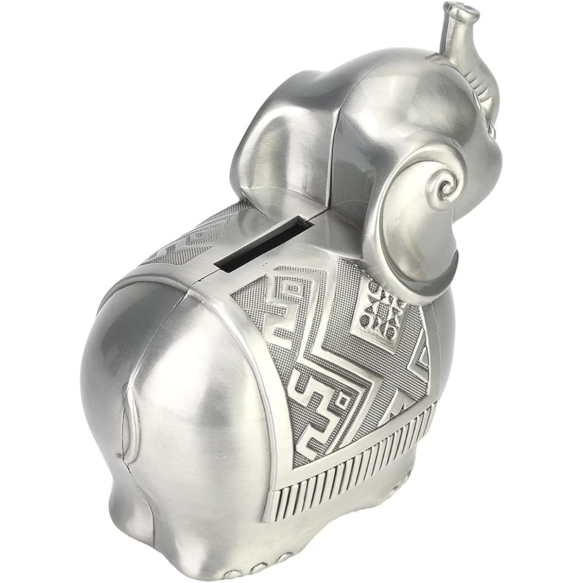 5.43x4.72x3.26inch Cute Elephant Piggy Bank Alloy Elephant Piggy Bank Money Box Piggy Bank Animal Cartoon Coin Jar Coins for Kids Money Box Toy Desktop Decor for Bedroom Desk Living Room Office