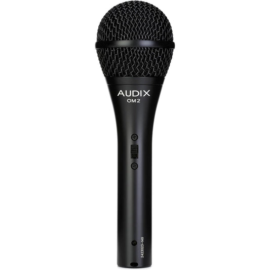 AUDIX Dynamic microphone for vocals with switch, hypercardioid OM2S [Official Japanese product]