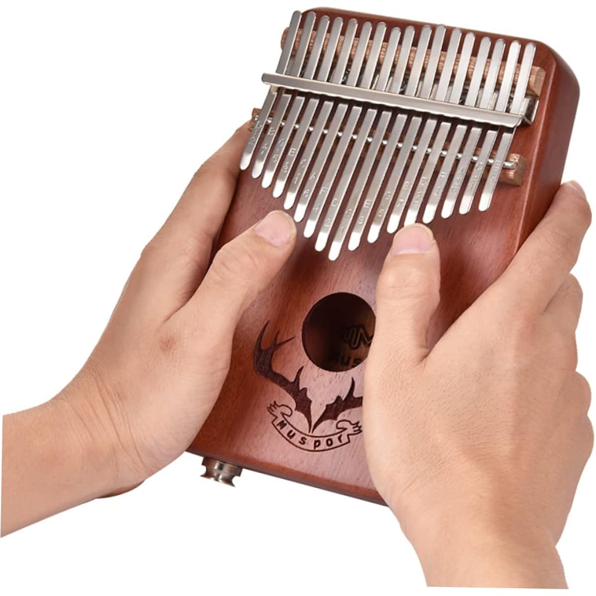 VICASKY 3pcs African Finger Piano Kalimba Finger Piano with Bag Portable Mbira Kalimba Clear Portable Keyboard Piano Kids Piano Thumb Equalizer Bamboo