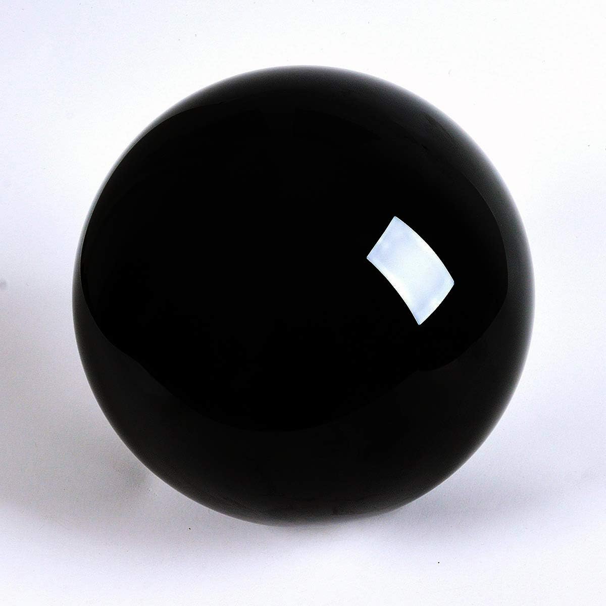 Solid Black Acrylic Balls for Contact Juggling 3.15" - 80mm Perfect for Magic Tricks and Beginners Professional Use