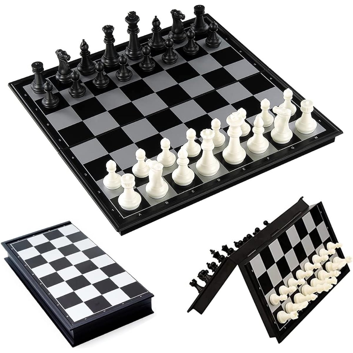 Luoyer 9.8" Portable Travel Chess Set, Magnetic Foldable Chess Board, Small Chess Board Game Set Strategic for Teens/Adults/Beginners