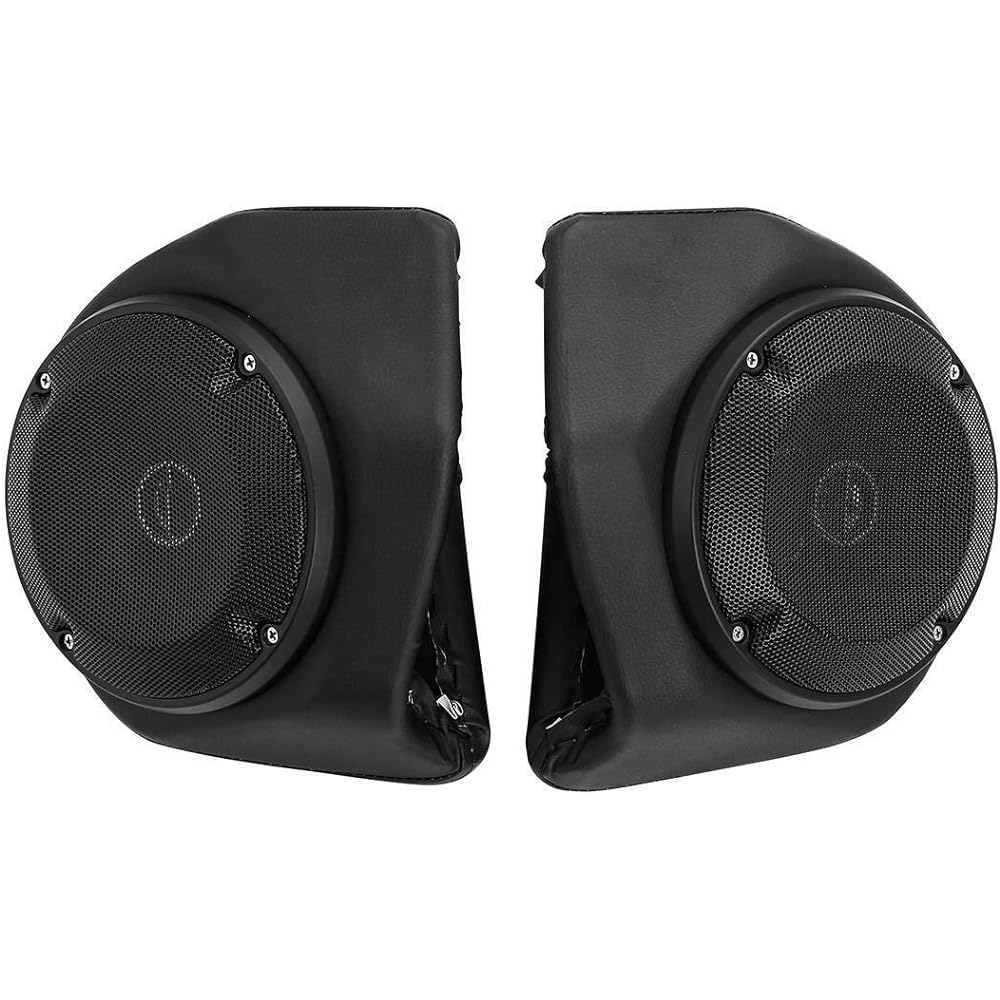 TCT-MT Rear 6.5" Speaker Pod for 2014-2020 Harley Touring King Tour Pack FLHR FLT, FLHT, FLHTCU, FLHRC Road King Road Glide Street Glide Electra Glide Ultra Classic Black 2019 2018 2017 2016 2015