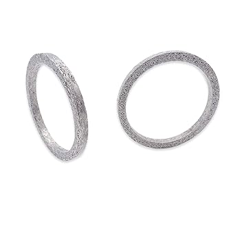 WeiSen 2 Pairs Steel Mesh Style Crash Seal Exhaust Port Gasket Kit for 1984-2017 Harley Davidson Touring Softail Dyna Sportster 883 1200 XL