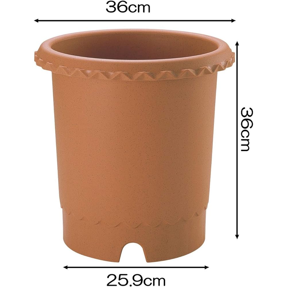 Richelle Rose Pot No. 12 Brown Set of 5