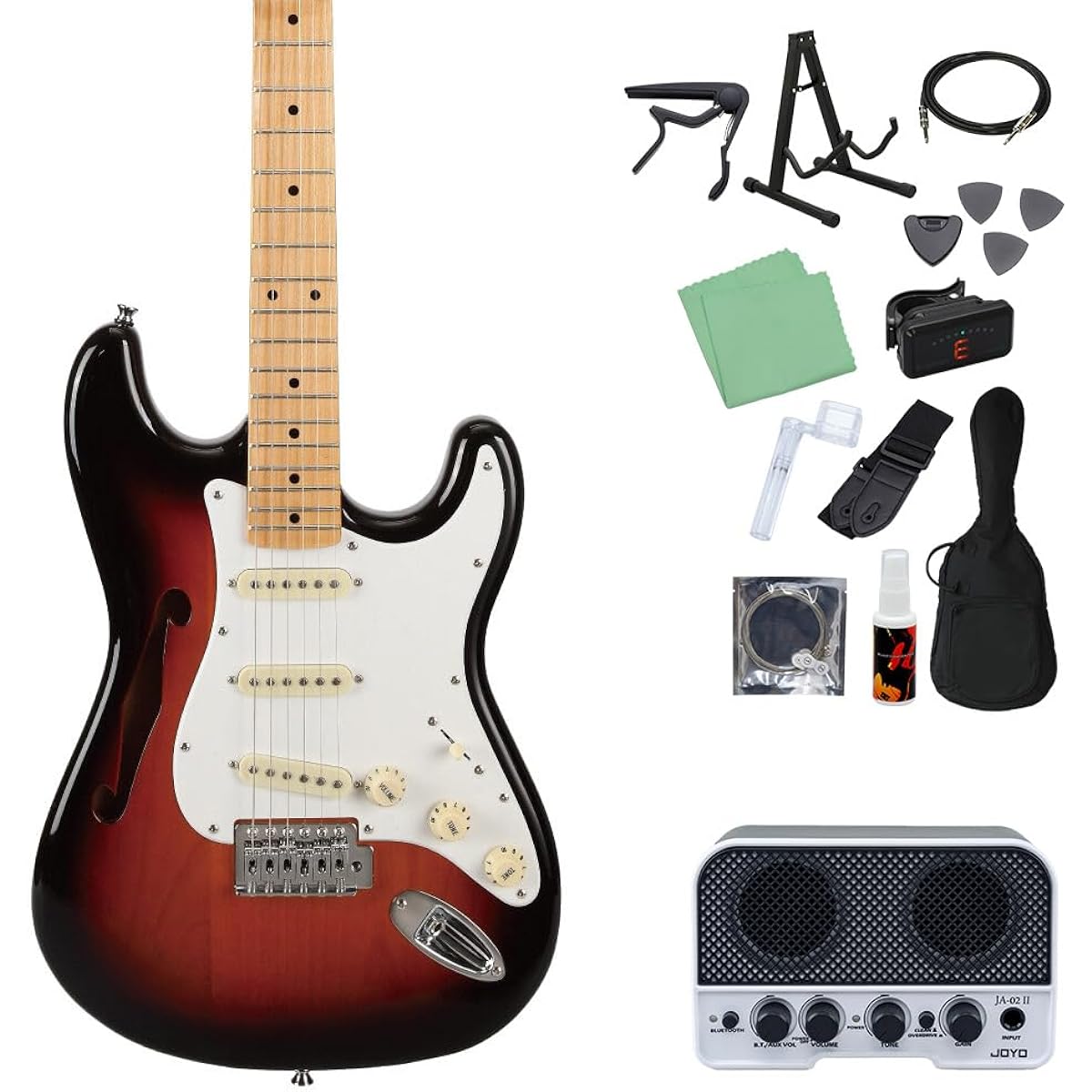 SX SST/ALDER/H 3TS 14-piece electric guitar beginner set [with Bluetooth mini amplifier] SX