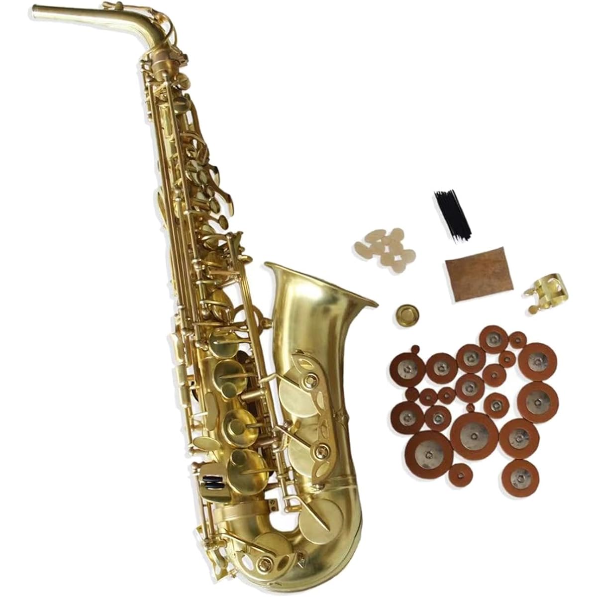Colaxi Alto Saxophone Saxophone Ligature Fastener DIY Project Musical Instrument Copper