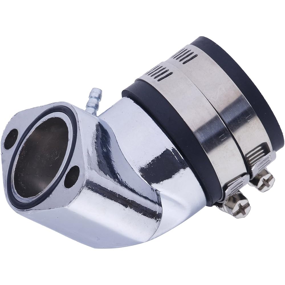 Glixal ATKS-018 GY6 125cc 150cc Alloy High Performance Racing Intake Manifold 152QMI 157QMJ 4 Stroke Engine Scooter Moped ATV Go Kart