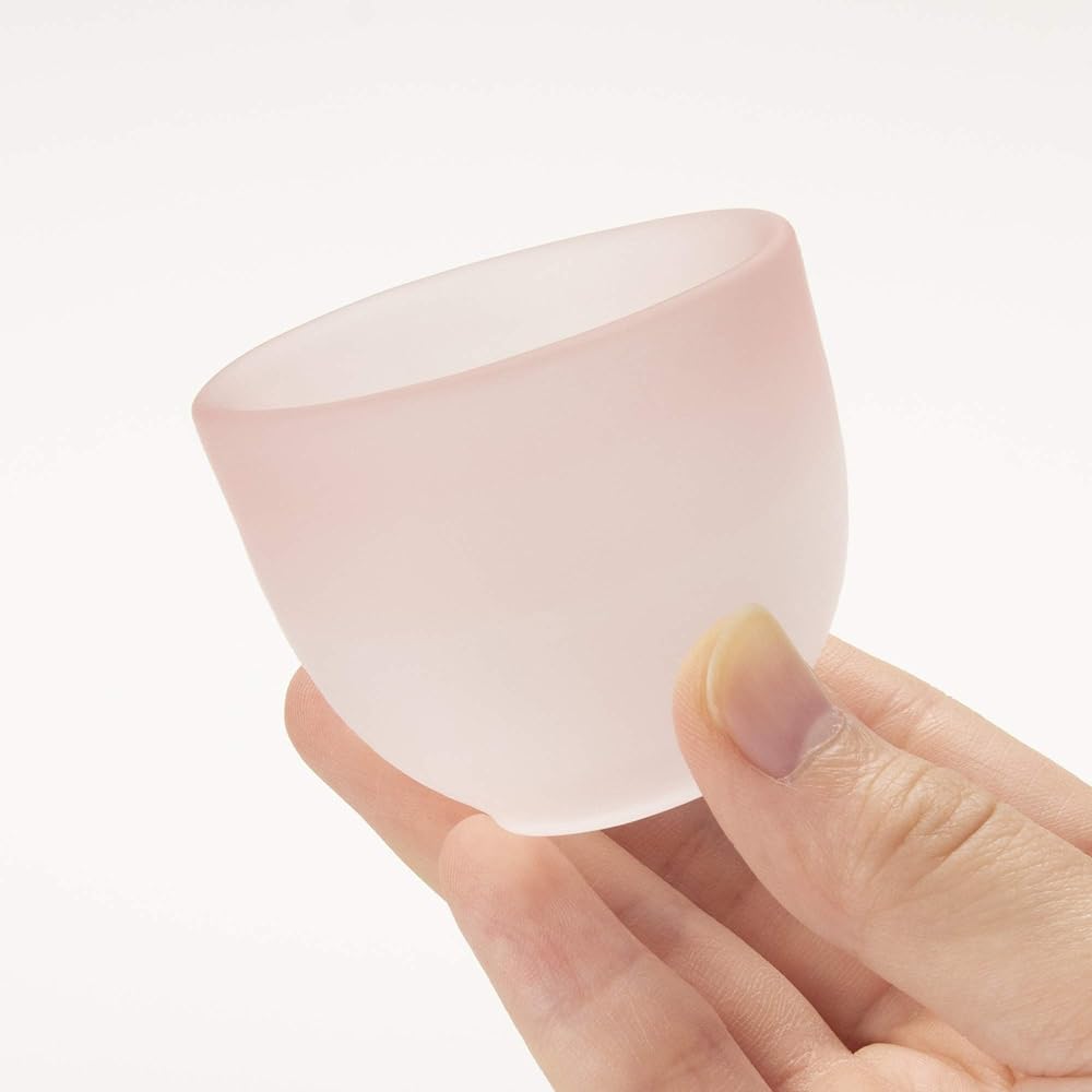 Toyo Sasaki Glass Sake Glass Sake Cup Set of 6 Pink 65ml 42011RS-600