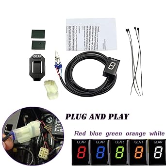 Speed Display Meter Gear Indicator Kawasaki ER6N ER-6N ER6F Z750 Z800 Z800e Z1000 Ve-rs-ys 650 Ninja 300 ZX6R Motorcycle Accessories Speed Display