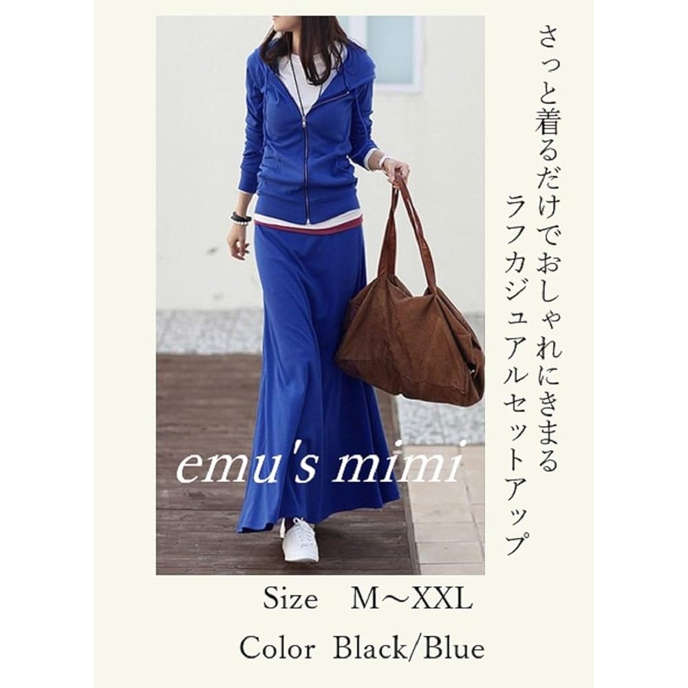 [M's Mimi] Setup Women's Spring/Autumn Zip Up Parka Skirt