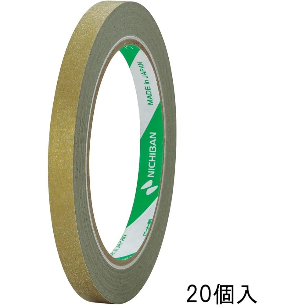 Nichiban Bag Sealing Tape Washi Paper 20 Pieces NO.270 9mm x 50m Gold 270GO-20P