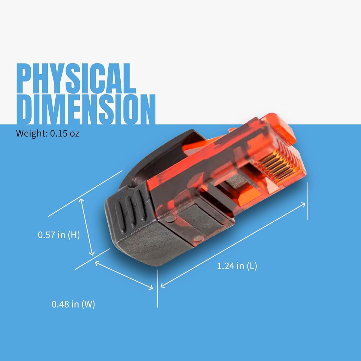 CPoint DMXterminator RJ45 DMX Terminator 120 Ohm 1 Universe RJ45-DMXTERM-120 Pack of 10
