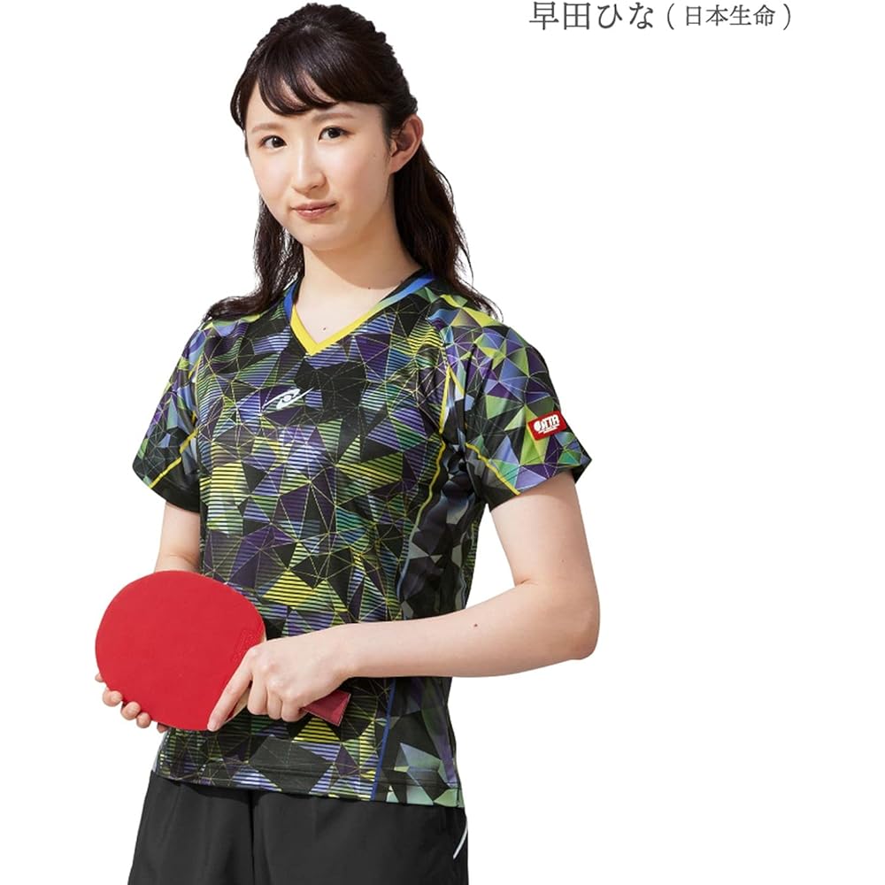 Nittaku NW2192 Table Tennis Women's Game Shirt Move Stained Women's Can Be Worn in Official Matches