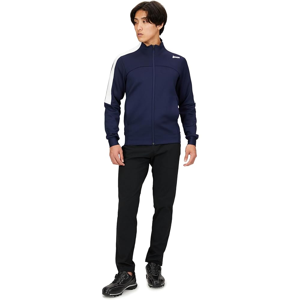 [SRIXON] Cut and Sew Full Zip Midler Sweat Absorbent Stretch Sporty Golf RGMWJL52 Men's