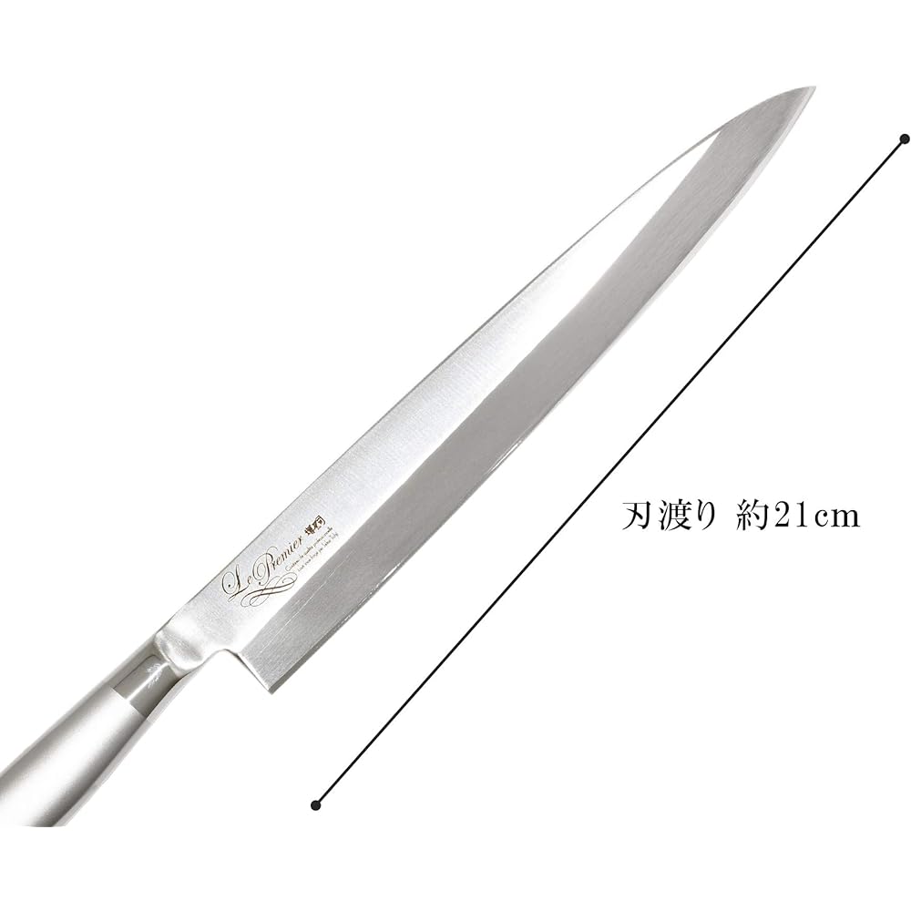 Sakai Toji Yanagiba Knife Silver Blade Length: Approx. 210mm La Premier Sashimi Knife A-10935