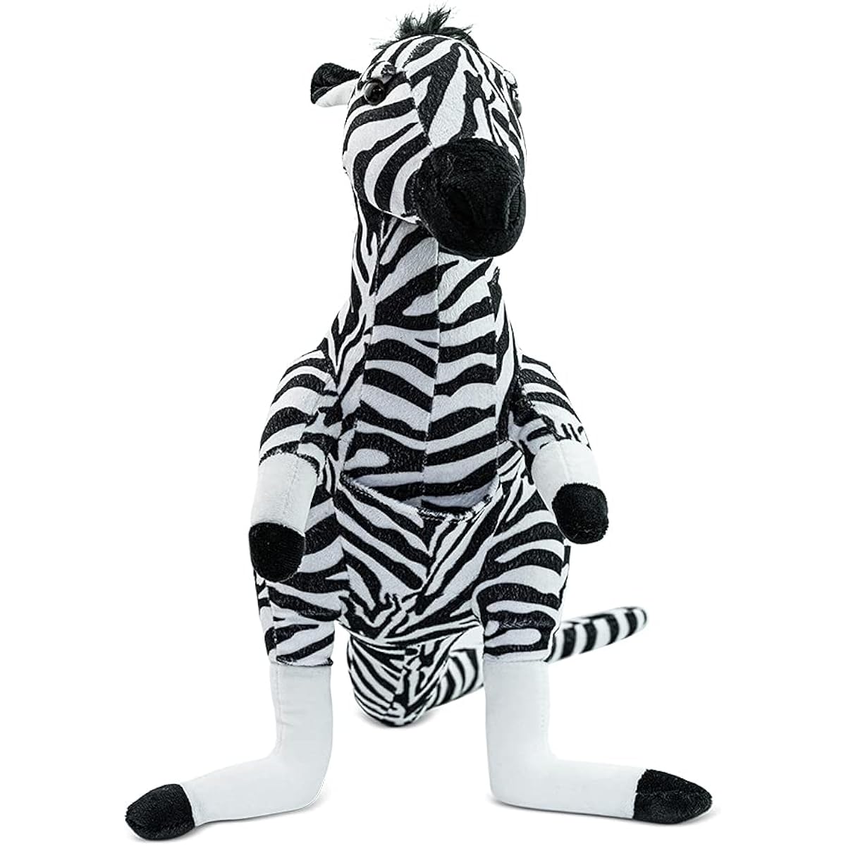 Randimals Zebra Style Kangaroo Plush 15" Soft and Cuddly Premium Quality Hybrid Animal Friend Encourages Adventure and Imagination