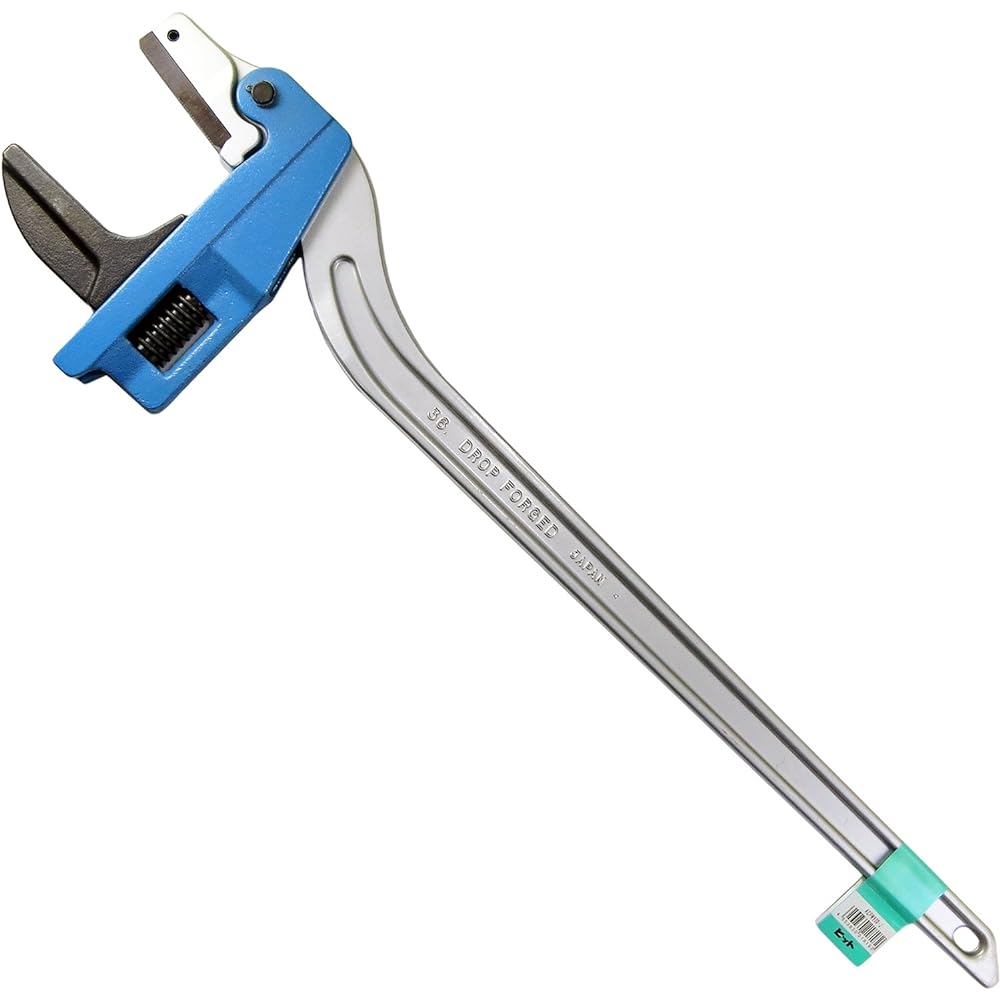 Hit Shoji HIT Blue Aluminum Corner Pipe Wrench for Covered Pipe ACPW 350J