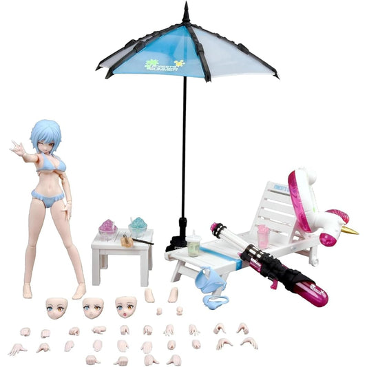 Pipigirl Nuke Matrix Genuine Licensed 1:12 Action Figure Summer in the Forest Vivian Haya Detachable 5.9" Anime Style Collectible Action Figure Kit