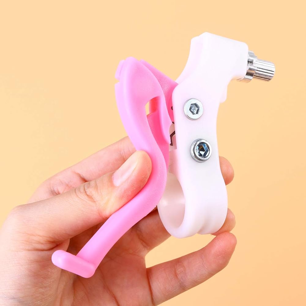 Bicycle Brake Levers - 2 Pieces Kids Bicycle Brake Handle - Cycling Brake Lever for Children's Bicycle, Road Bike - Bike Spare Parts (Pink)