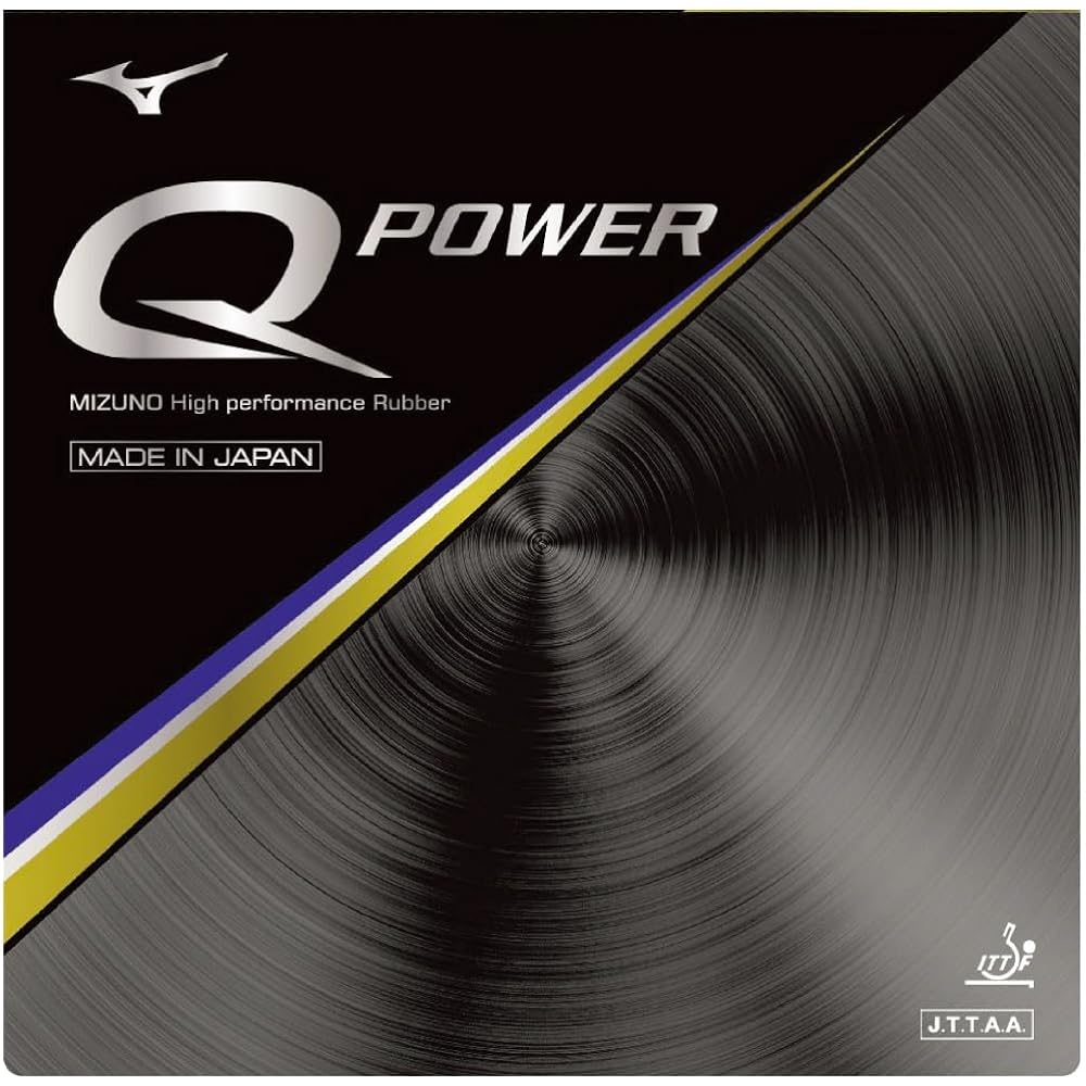 MIZUNO Table Tennis Rubber Qpower 83JRTA98 Black/Red Club Activities