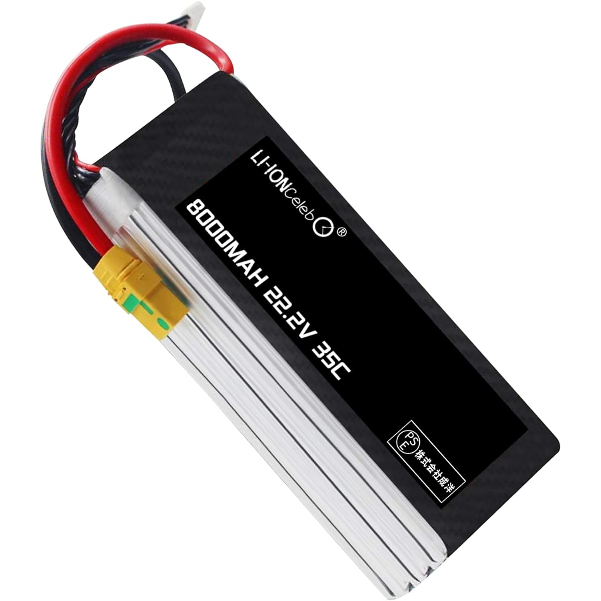 Li-ion Celeb PSE certified radio control battery Drone Plant 8000mAh 22.2V 35C62*48*168MM