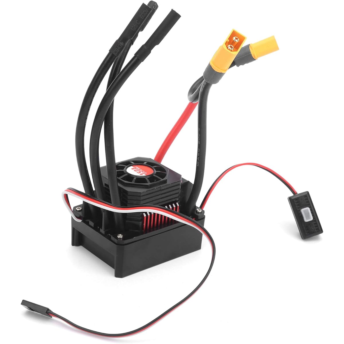 SURPASS‑HOBBY 150A Electric Speed Controller Waterproof ESC with XT60 Plug for 1/10 1/8 Remote Control Car