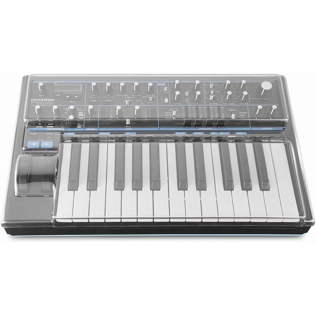 DECKSAVER (Deck Saver) Compatible with Novation Bass Station II Shockproof Cover DS-PC-BASSSTATION2