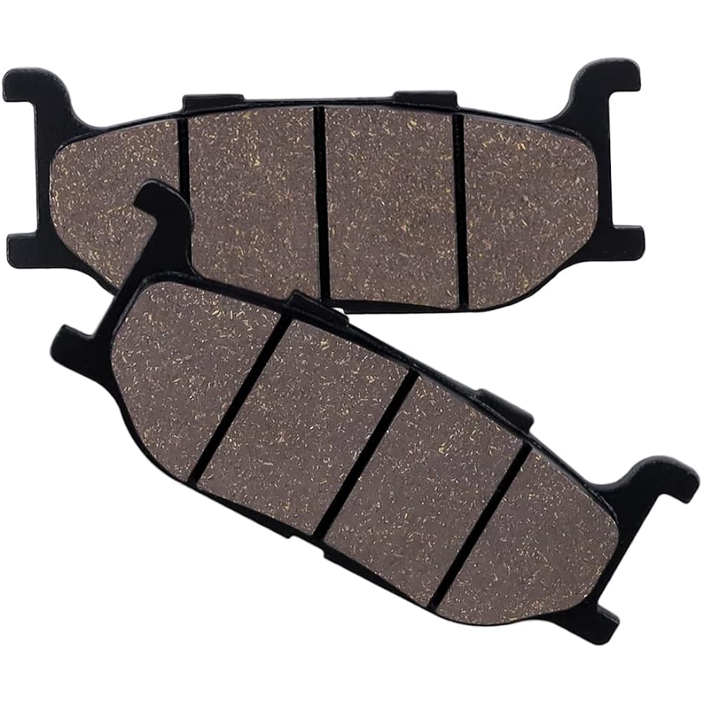 Cyleto Front and Rear Brake Pads for YAMAHA XV1600 Roadstar 1600 2001 2002 2003 2004 2005 / XV 1600 Road Star Silverado 2007 2008 2009