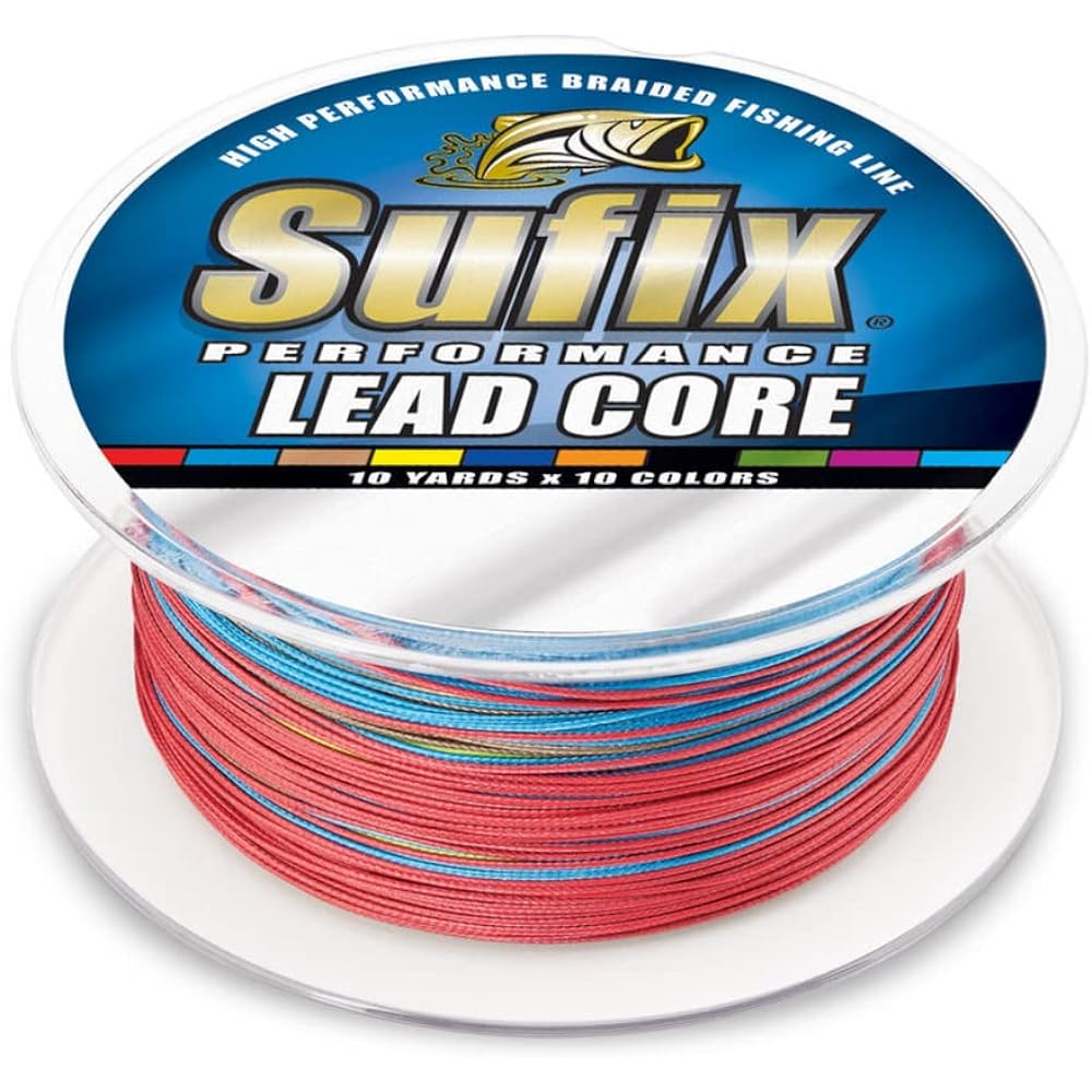 Rapala Red Core Line Suffix Performance Red Core 10 Colors Every 10 Yards 668