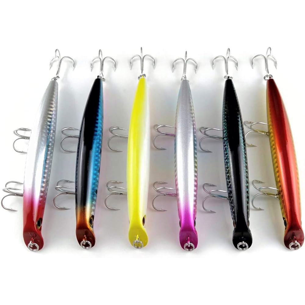 Orrud fishing gear 12cm 16g lipless minnow B 6 colors set qb100190