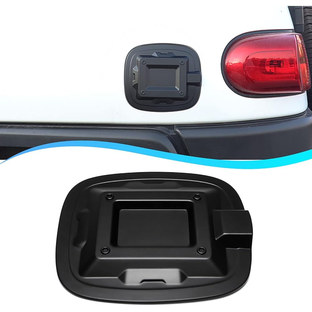 Car Gas Cap Fuel Cover for Toyota FJ Cruiser 2007-2021 2022 Black Oil Tank Trim Add-on