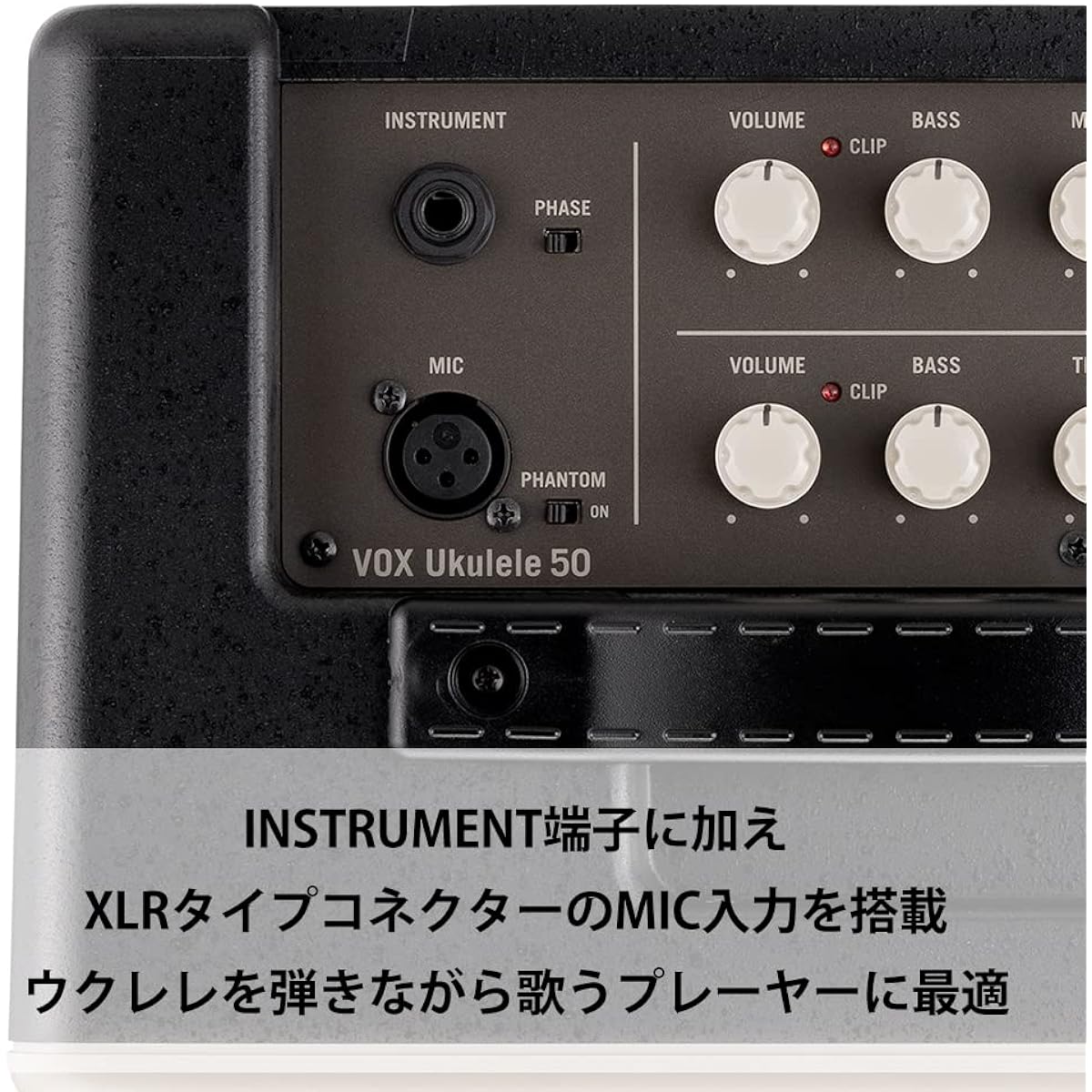 VOX Portable Amplifier for Ukulele Ukulele 50 Next Generation Vacuum Tube Equipped with Nutube Live Performance Home Practice Recording