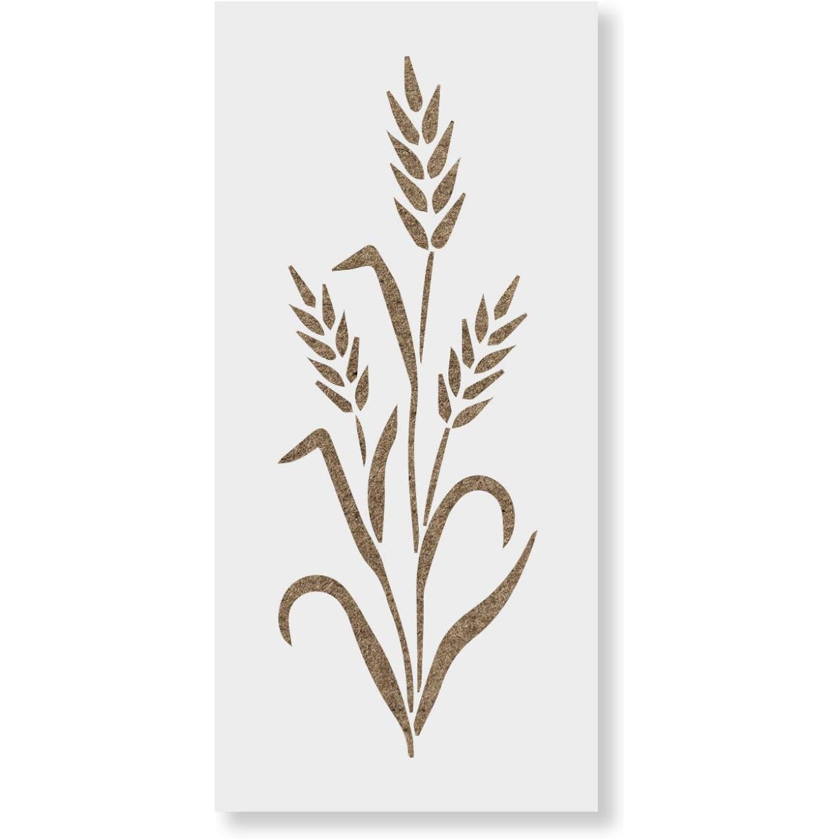 Wheat Stencil Templates for Walls and Crafts - Reusable Stencils for Painting Small & Large Sizes