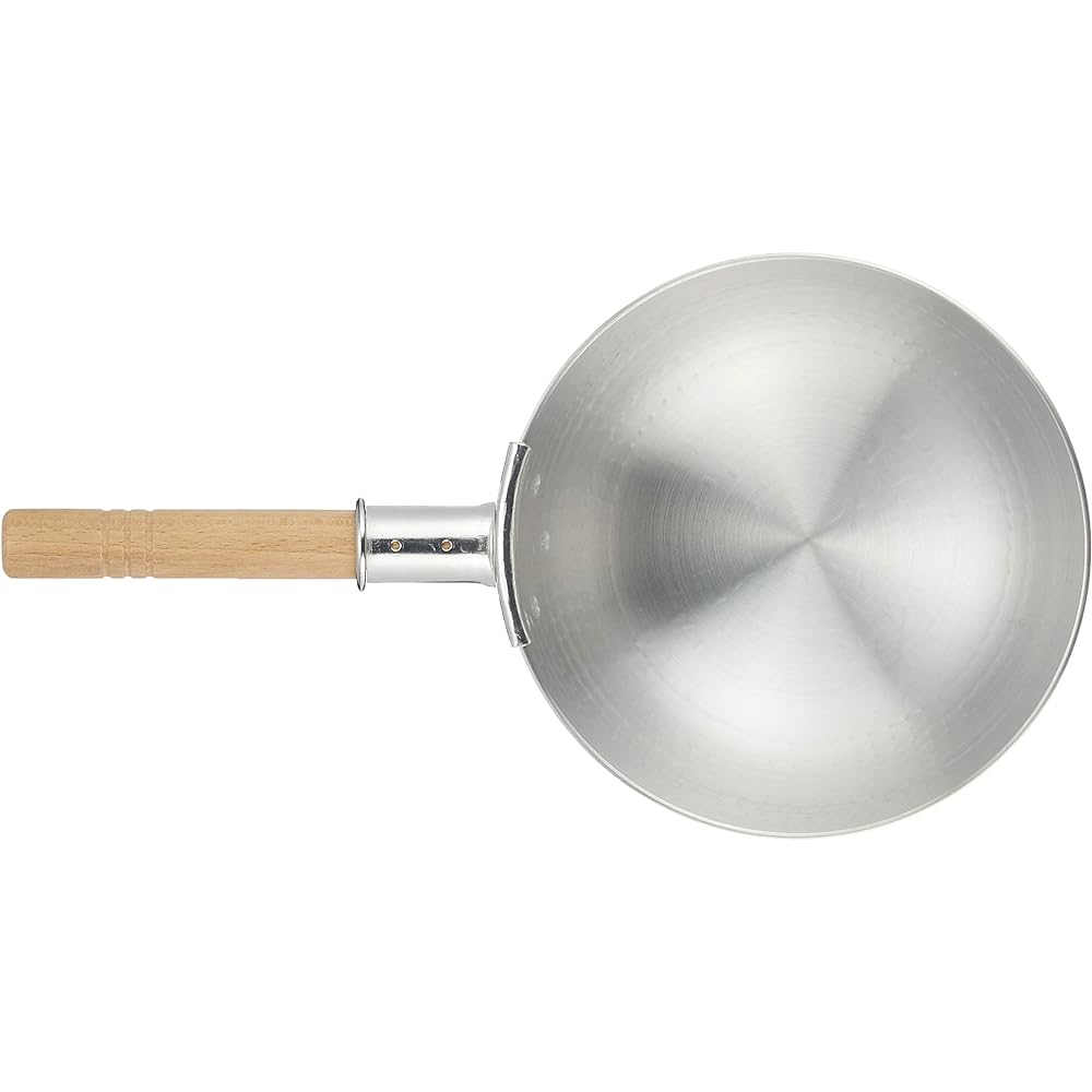 Akao Aluminum DON One-handed Bose Pot 21cm Aluminum Alloy, Handle (Natural Wood) Japan WBC38021