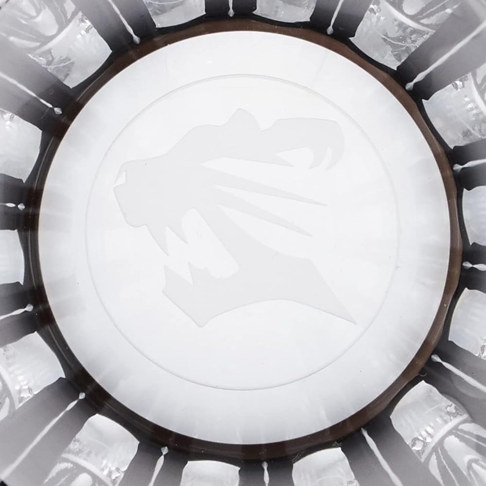 NARUMI Pair Glass Glass Works Zodiac Sign (Tiger) Black & Red 120cc 2 Customer Set Cold Sake Cup GW6000-2222