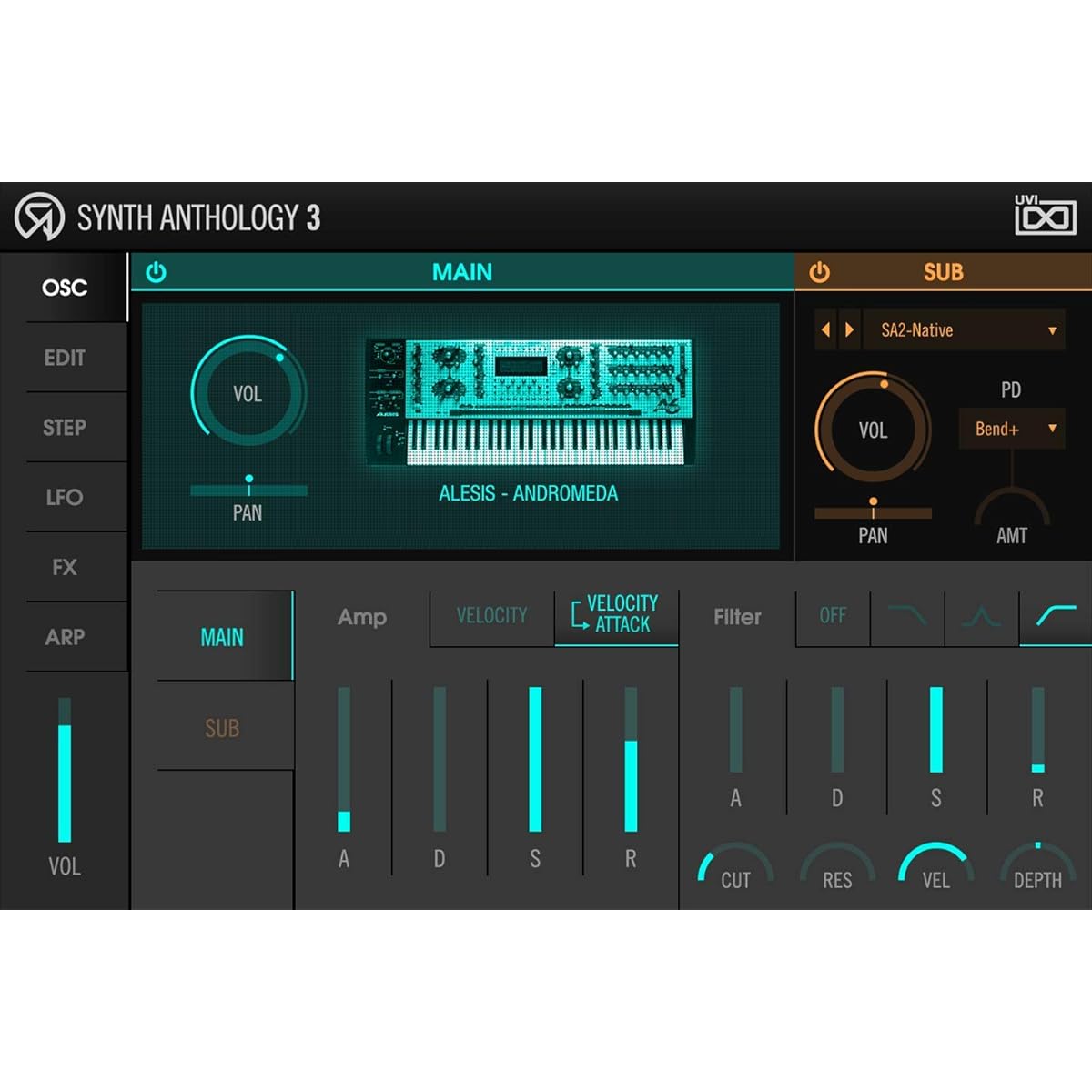 UVI Synth Anthology 3 - Synthesizer Sound Source