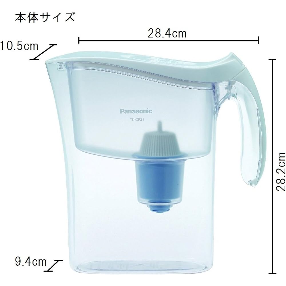 Panasonic water purifier pot type 2L white TK-CP21-W