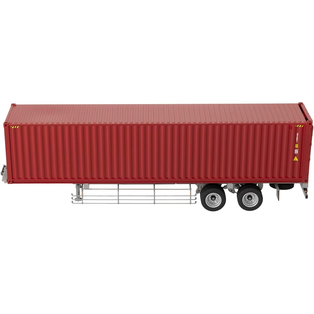 Platts Kencraft 1/50 40ft Marine Container Rust Color & Dedicated Transport Trailer