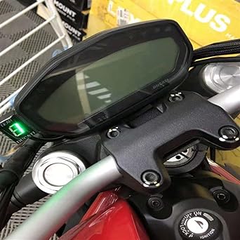 Speed Display Meter Ducati 696 821 Motocross Gear Display Motorcycle Accessories Level ECU Plug Mount Speed Gear Display Indicator Motorcycle Accessories