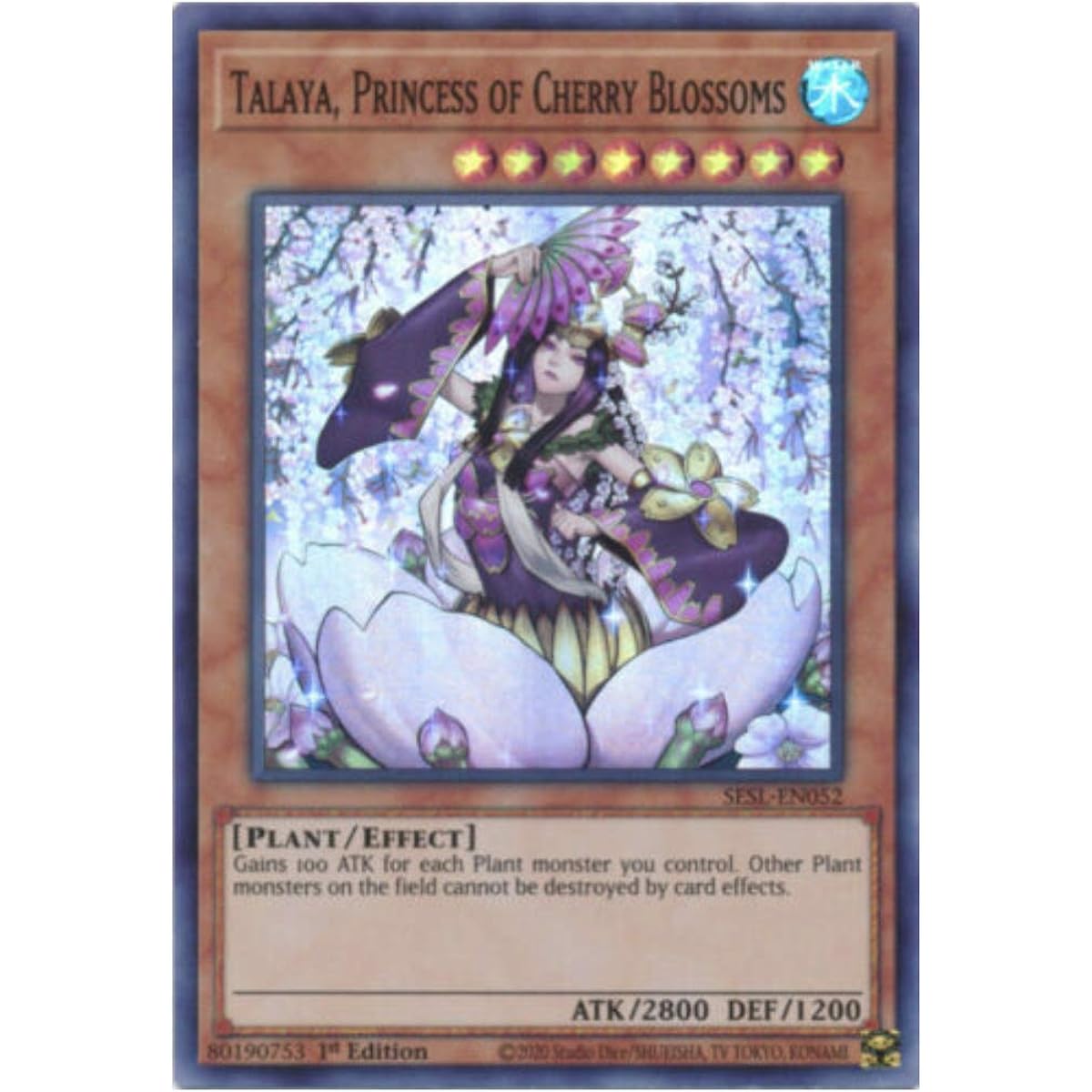 Taraya, Princess of Sakura - SESL-EN052 - Super Rare - First Edition