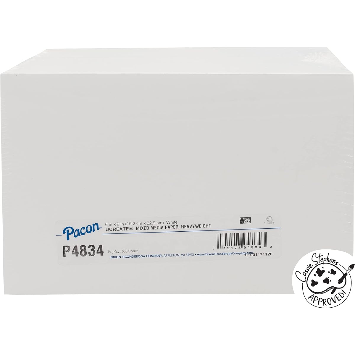 UCreate Heavyweight Mixed Media Art Paper 6" x 9", 500 Sheets