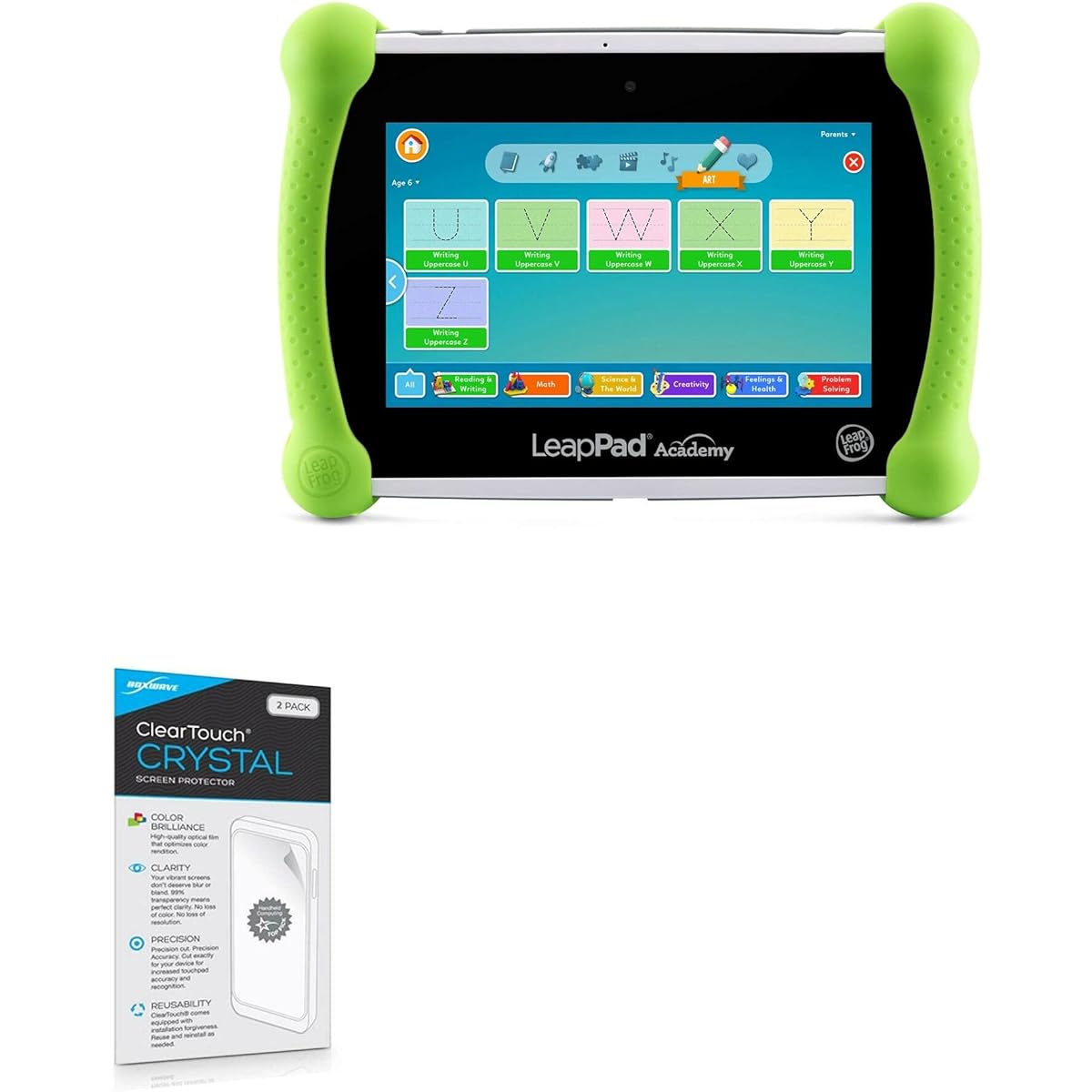BoxWave Corporation Leapfrog LeapPad Academy ClearTouch Variation, Crystal Clear (2-Pack), bw-863-20379-0