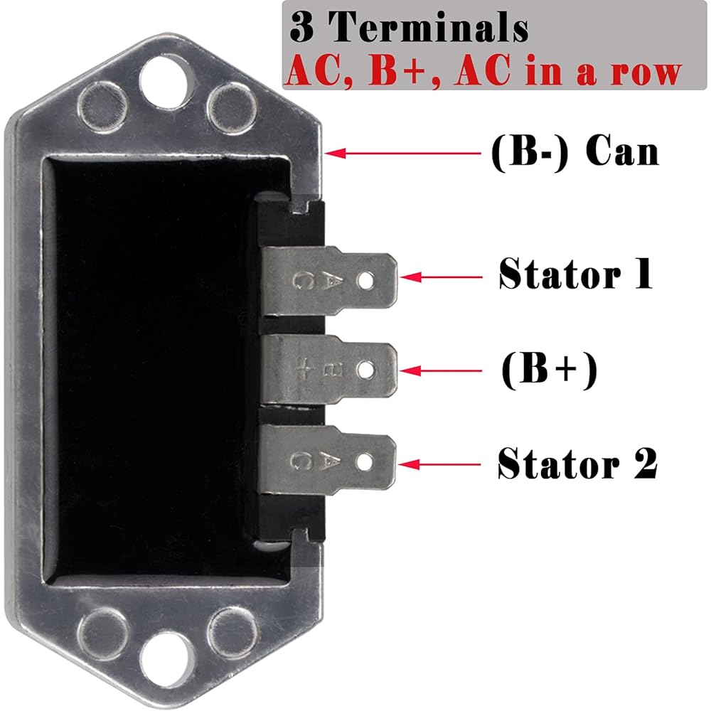Voltage Regulator Rectifier Kohler 41 403 10-S 41 403 09-S 25 403 03-S Kohler 8-25 HP Engine Rectifier Regulator for Kohler 21066-7017 AM102596 234279 257503S 41403 09