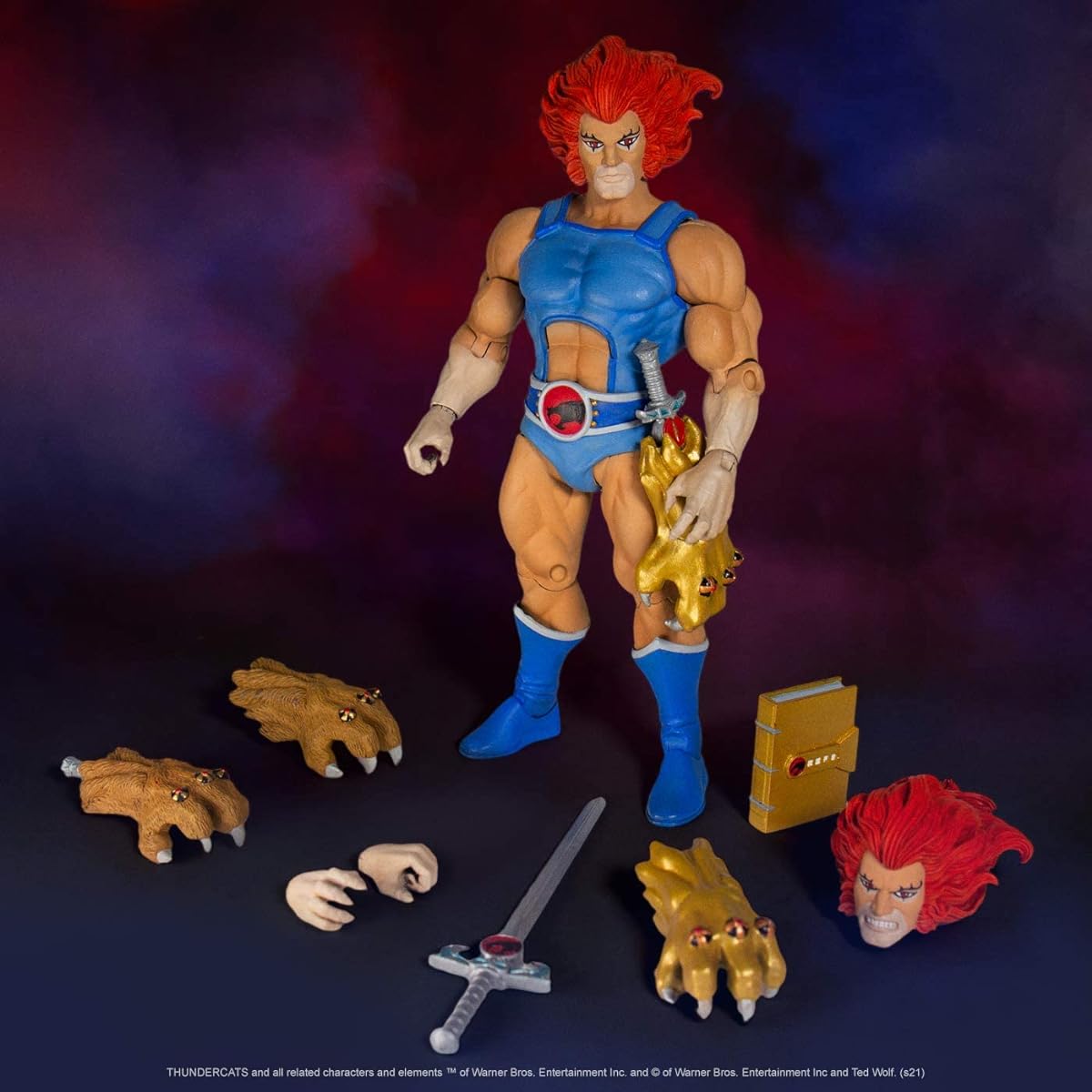 Super7 Thundercats: Lion-O (Version 2) Ultimates Action Figure, Multicolor