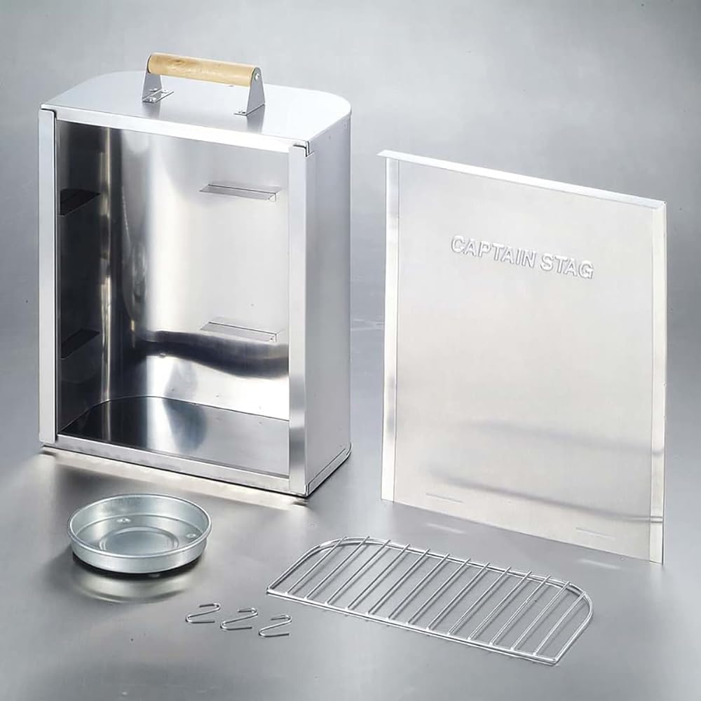 Captain Stag Delica Stainless Steel Square Smoker M-6508