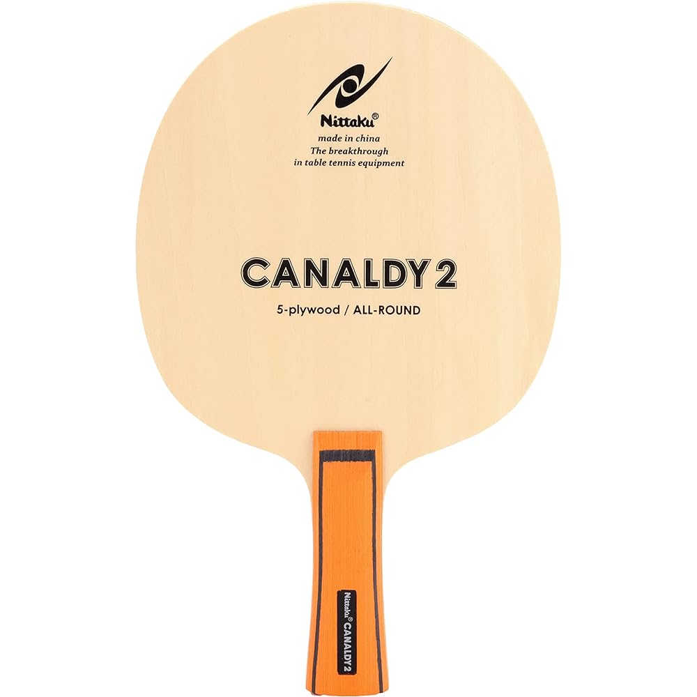 Nittaku Table Tennis Racket Canaldi 2 Shakehand Attack 5 Pieces Plywood Flare NE-6799