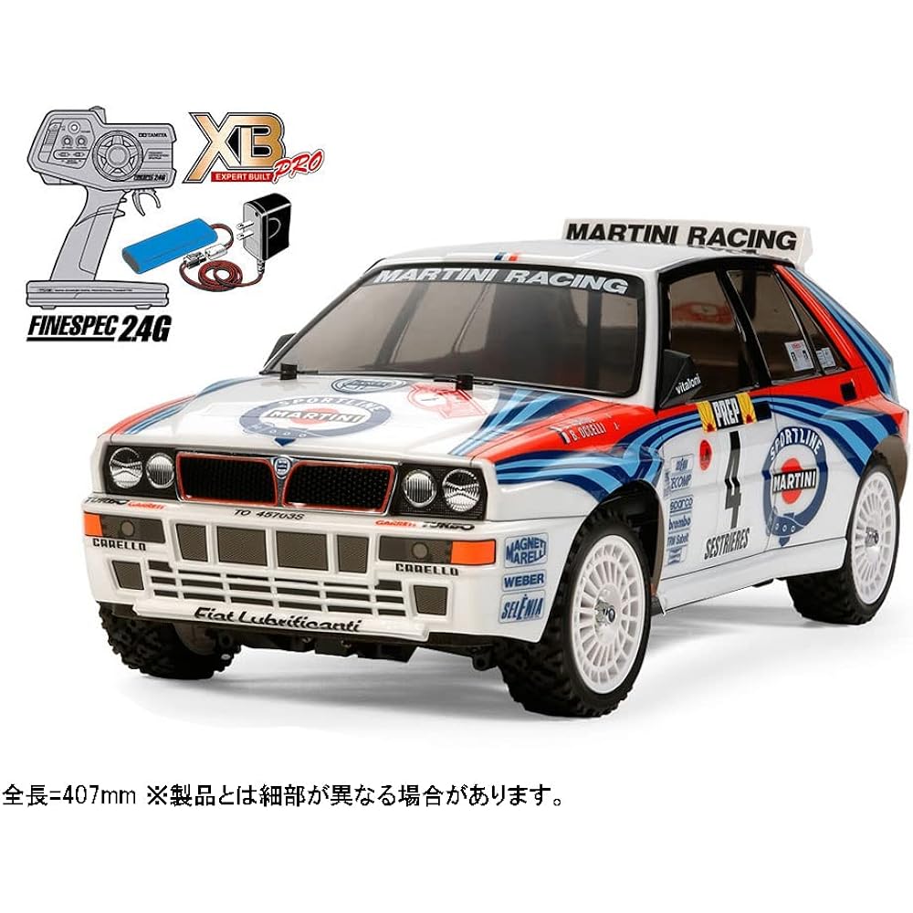TAMIYA 1/10 XB Series No.158 XB Lancia Delta Integrale (TT-02 Chassis) Painted completed model with radio 57858